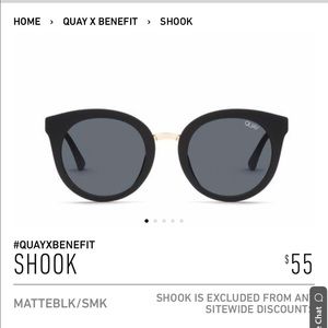 Quay Australia x Benefit brand new Shook glasses